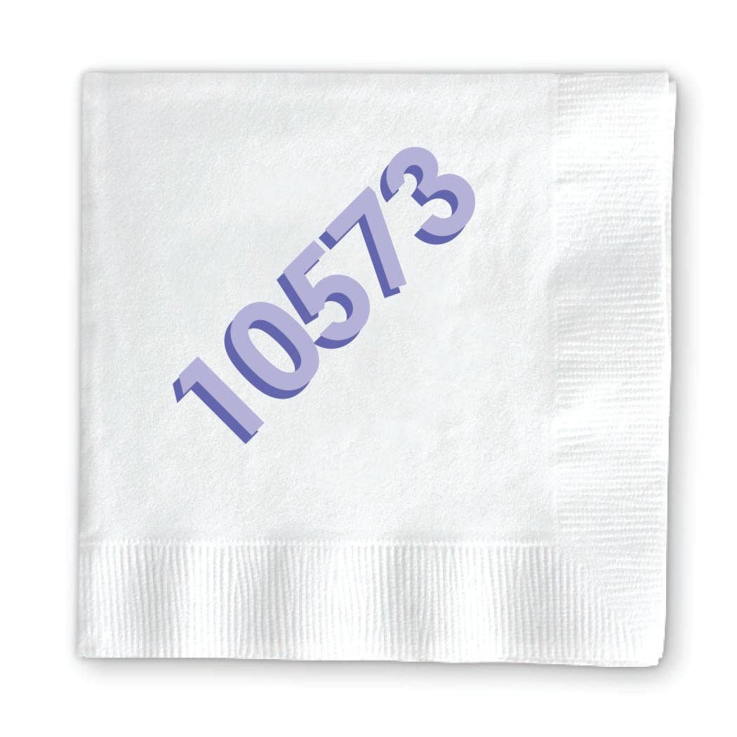 ZIP CODE-COCKTAIL NAPKINS