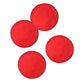 Red Color Block Round Placemat Set of 4