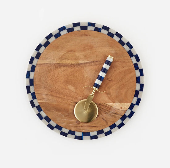 Wooden Pizza Board with Wheel