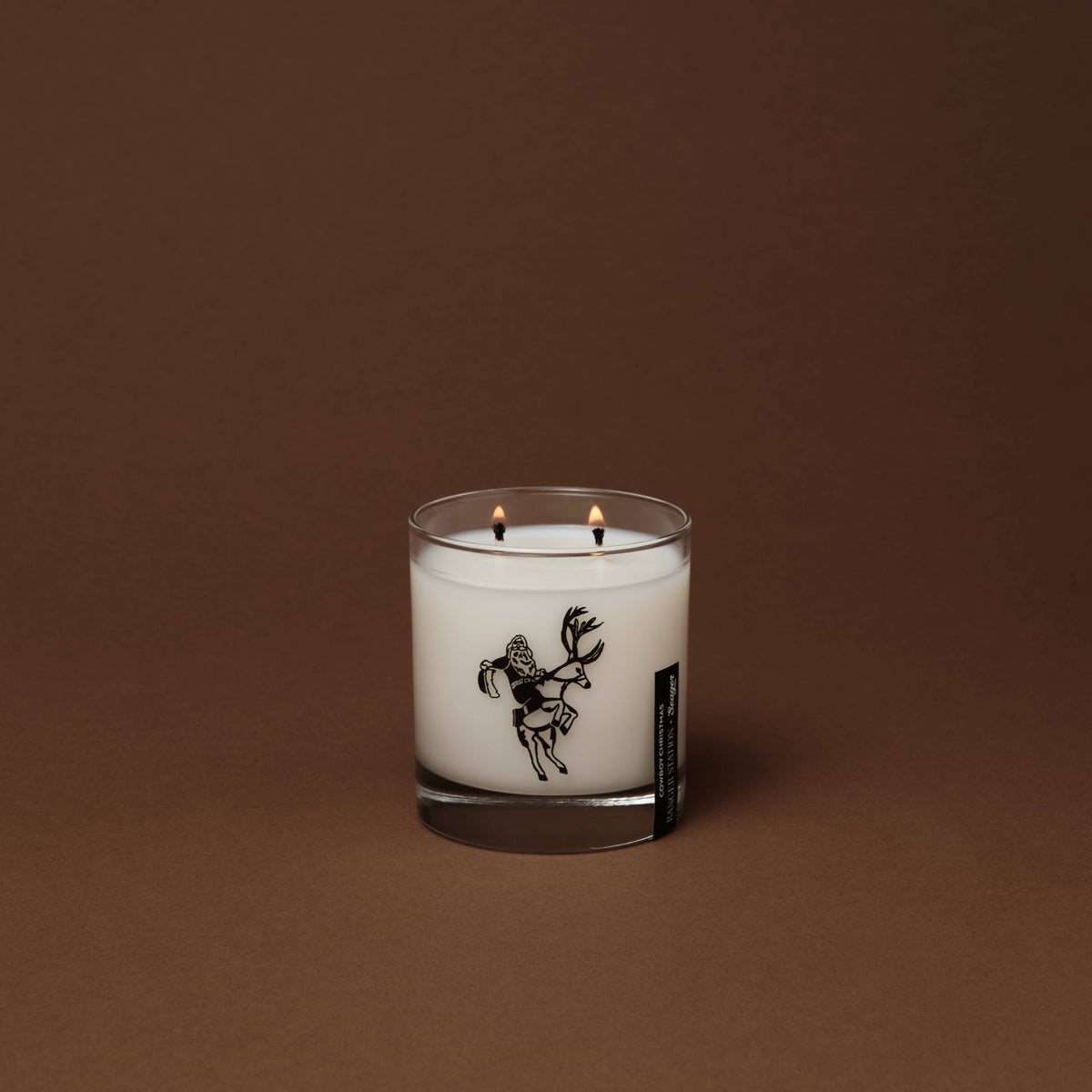 (TESTER) COWBOY CHRISTMAS CANDLE 