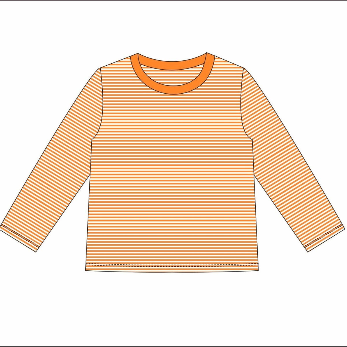 Knit Stripe Long Sleeve Shirt - BOLD Colors