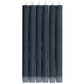 BRITISH COLOUR STANDARD - 25cm / 10'' H Gunmetal Grey Eco Dinner Candles, 25 per pack