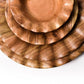 Fundamental Wood Ruffle Dinner Plate