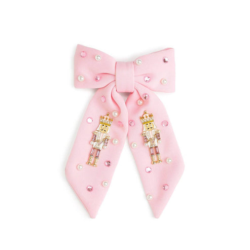 Nutcracker Christmas Gemstone Clip - Kids Hair Accessories