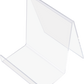 5 1/2" x 6" Clear Acrylic Easel - Pack of 3