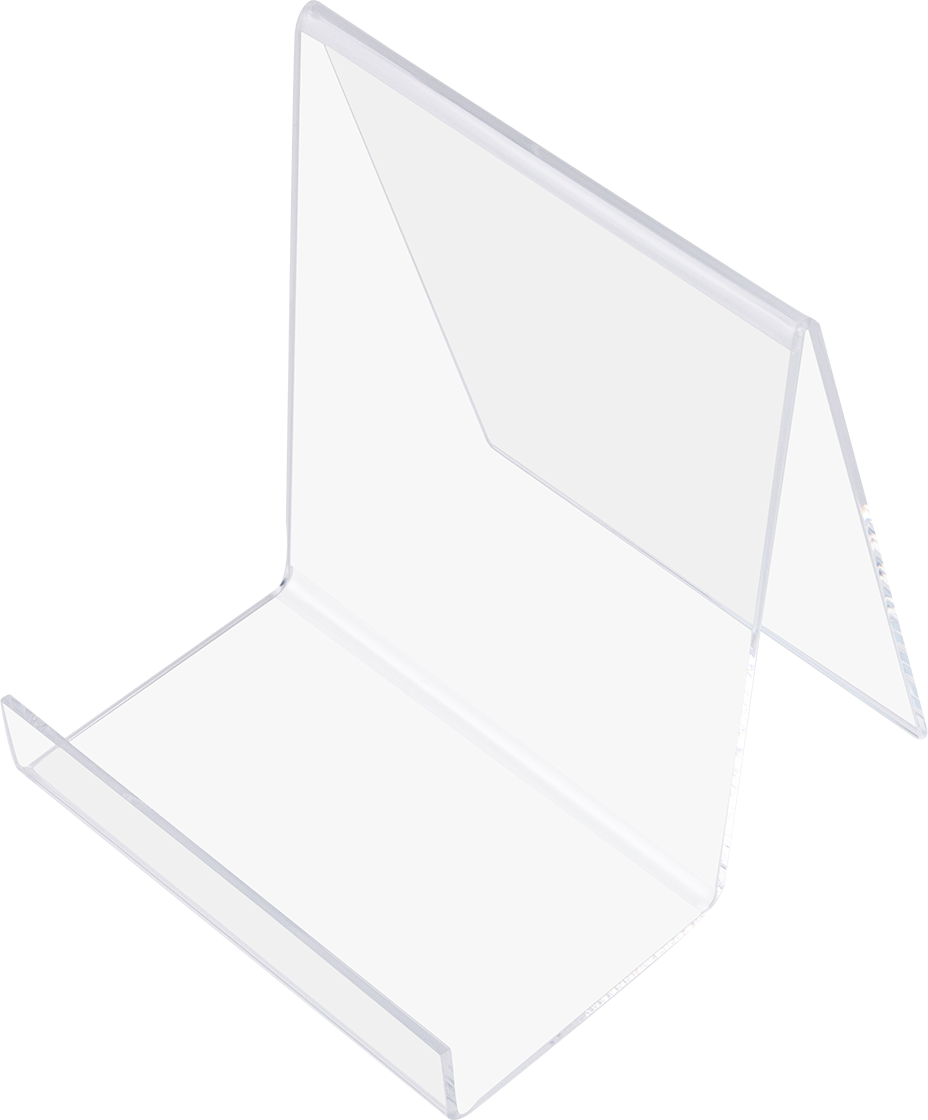 5 1/2" x 6" Clear Acrylic Easel - Pack of 3