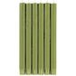 BRITISH COLOUR STANDARD - 25cm / 10'' H Olive Green Eco Dinner Candles, 25 per pack