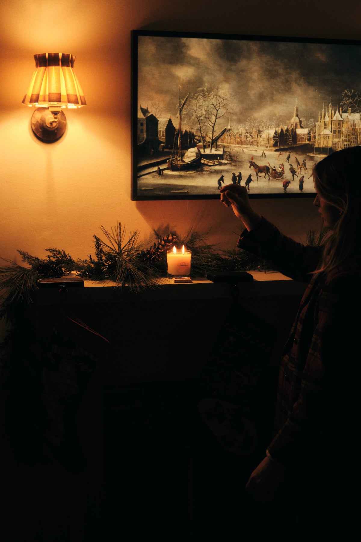 (TESTER) COWBOY CHRISTMAS CANDLE 