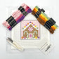 Candy Gingerbread House Needlepoint Design