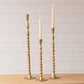 Taper Holders - Gold Bubble (Set Of 03)
