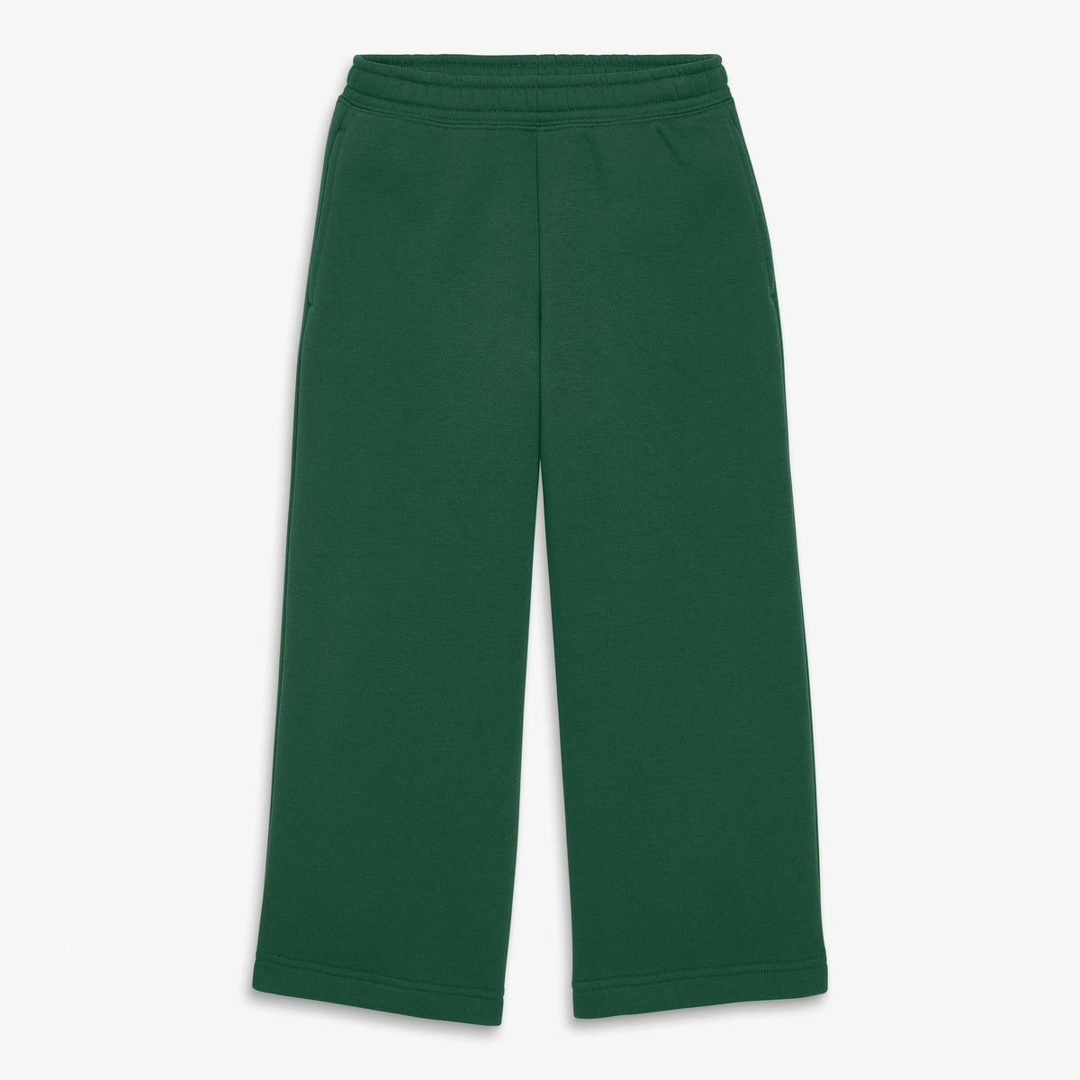 Kids cozy fleece wide-leg pant