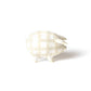 Ecru Gingham Piggy Bank
