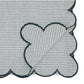 Cotton Striped Scalloped Decorative Table Runner
