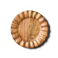 Fundamental Wood Ruffle Dinner Plate