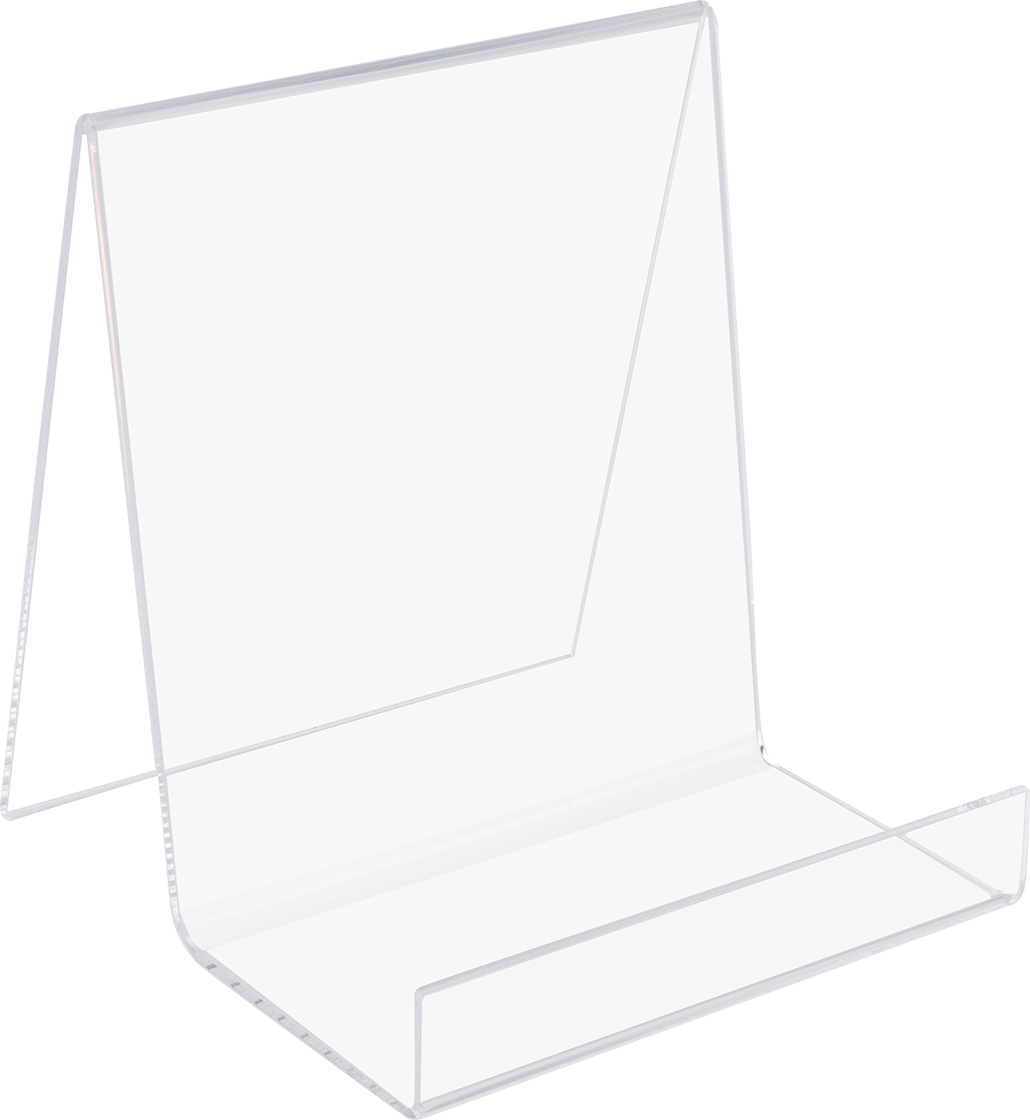 5 1/2" x 6" Clear Acrylic Easel - Pack of 3