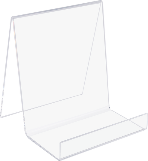 5 1/2" x 6" Clear Acrylic Easel - Pack of 3
