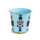 Nutcracker Christmas Tole Planter | Holiday Decor | Gifts