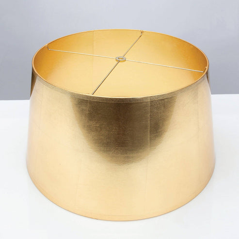 Tapered Gold Foil Lamp Shade 14" x 16" x 10"