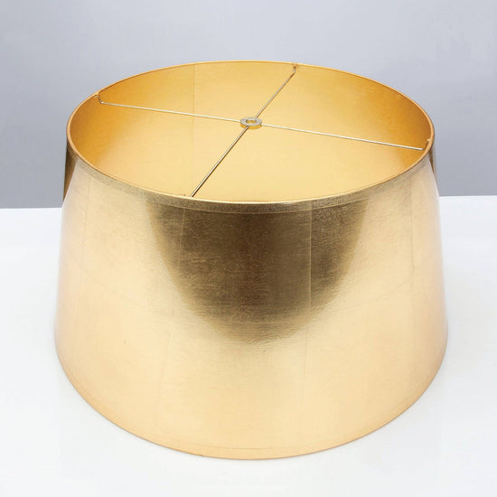 Tapered Gold Foil Lamp Shade 14" x 16" x 10"