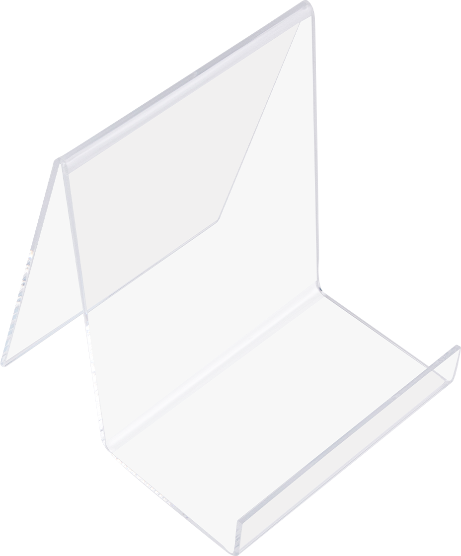 5 1/2" x 6" Clear Acrylic Easel - Pack of 3