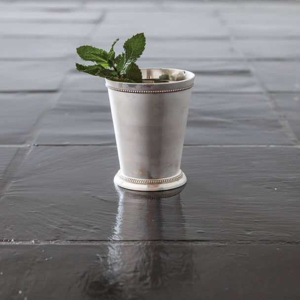 Silver Plated Solid Brass Vintage Mint Julep Cup