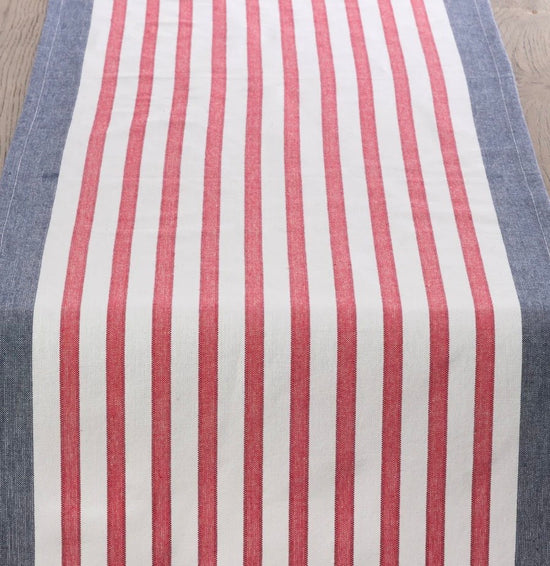 Americana Striped Table Runner