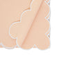 Cotton Scalloped Table Runner