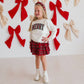 Christmas Tartan Pearl Headband - Hair Accessories - Kids