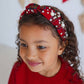 Christmas Tartan Pearl Headband - Hair Accessories - Kids
