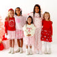 Candy Cane Christmas Gemstone Bow Clip - Kids Hair Accessory
