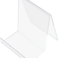 5 1/2" x 6" Clear Acrylic Easel - Pack of 3