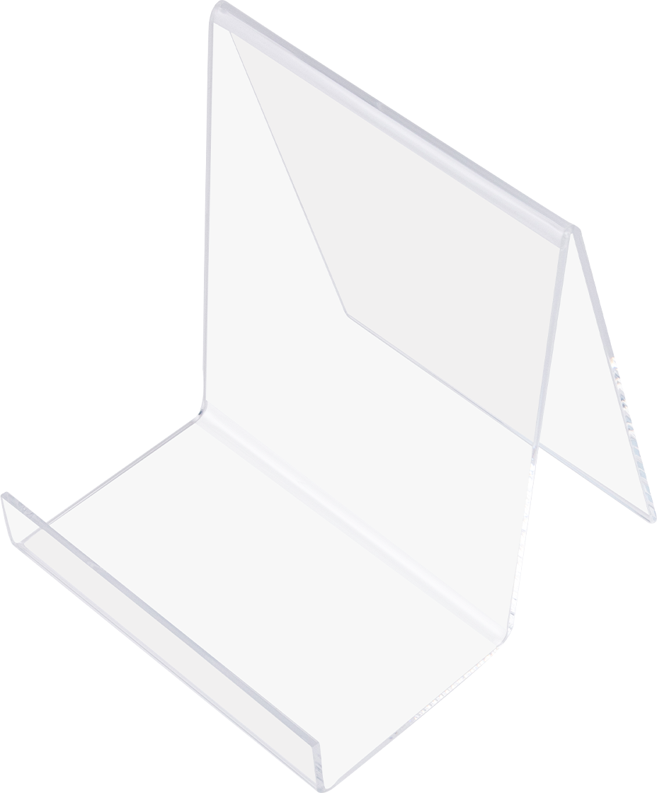 5 1/2" x 6" Clear Acrylic Easel - Pack of 3