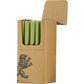 BRITISH COLOUR STANDARD - 25cm / 10'' H Olive Green Eco Dinner Candles, 25 per pack