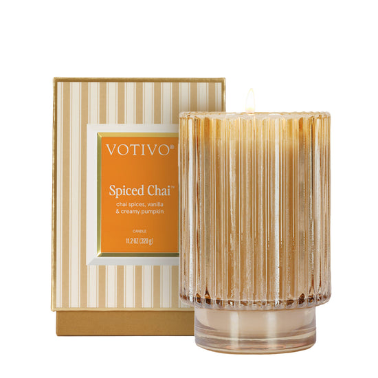 Spiced Chai Holiday Candle 4pk | Fall Scented Candle
