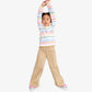 Kids cotton drawstring baggy pant