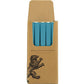 BRITISH COLOUR STANDARD - 25cm / 10'' H Petrol Blue Eco Dinner Candles, 25 per pack