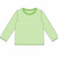 Knit Stripe Long Sleeve Shirt - PASTEL Colors