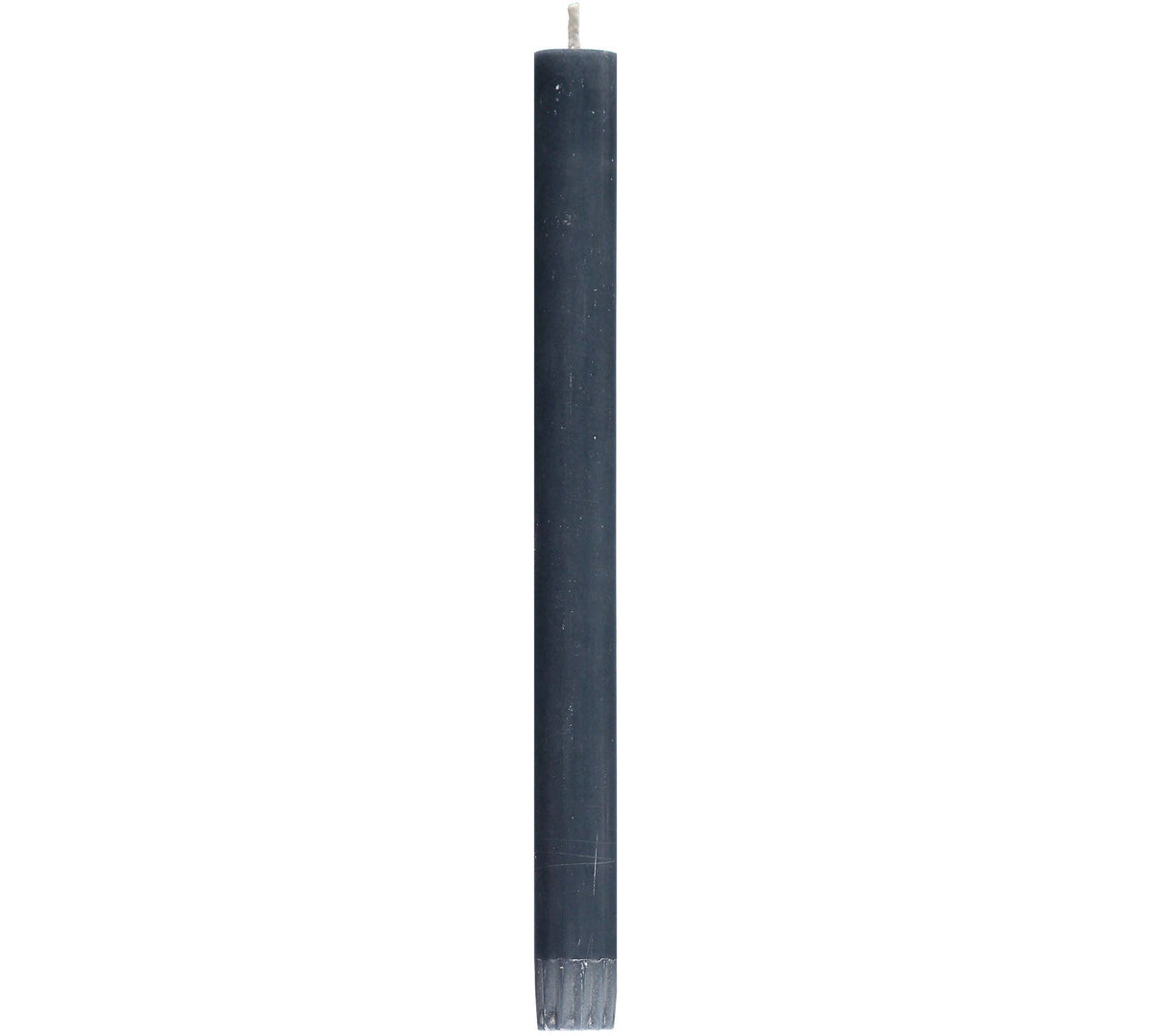 BRITISH COLOUR STANDARD - 25cm / 10'' H Gunmetal Grey Eco Dinner Candles, 25 per pack