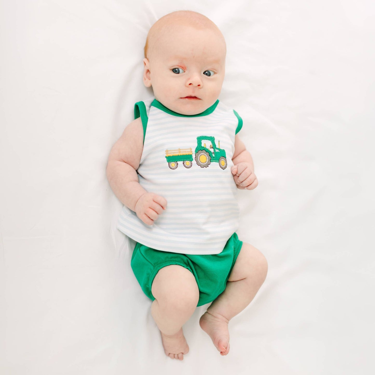 Little Farmer Applique Diaper Cover Set