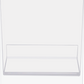 5 1/2" x 6" Clear Acrylic Easel - Pack of 3