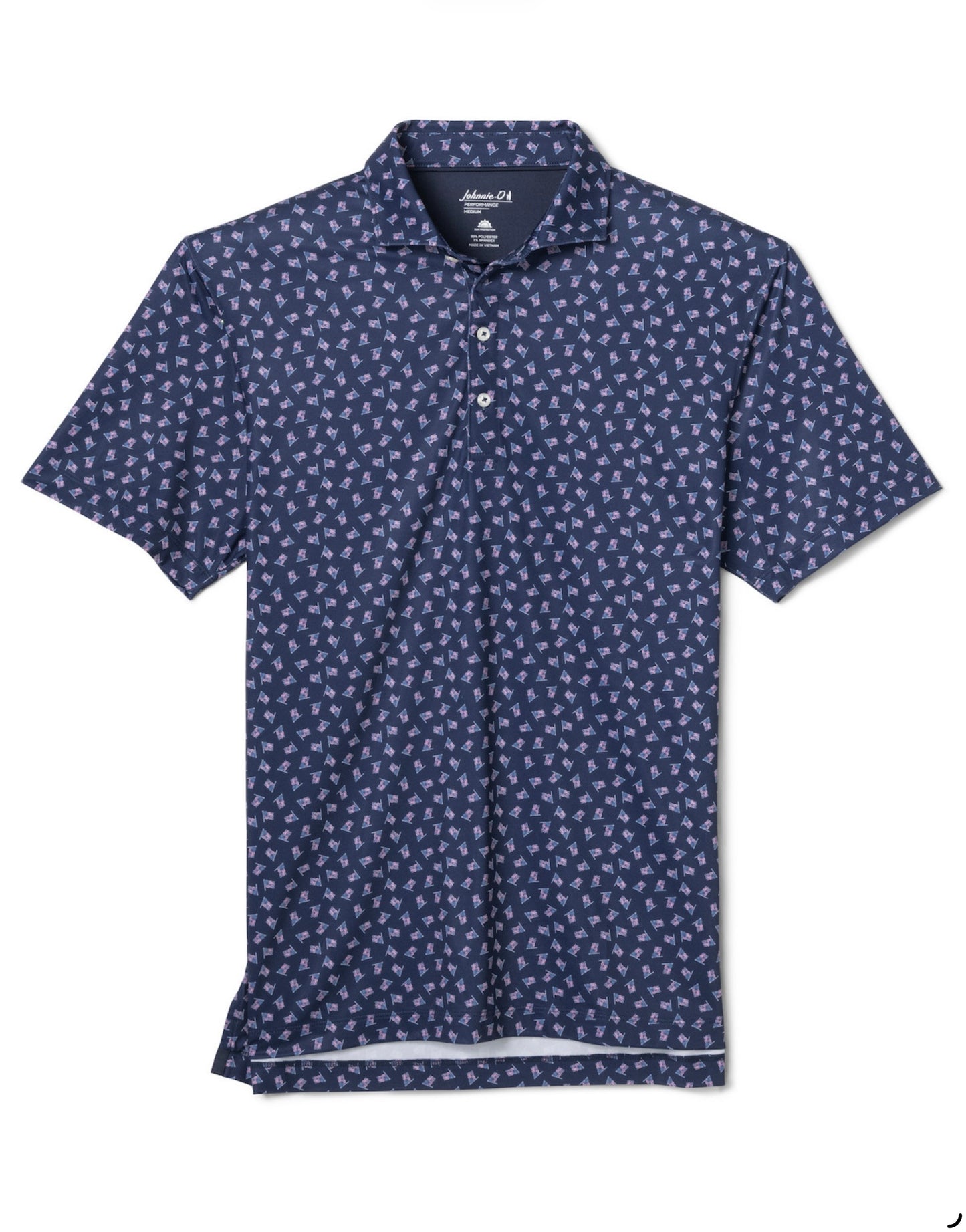 Johnnie-O Navy Flag Shirt