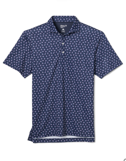 Johnnie-O Navy Flag Shirt