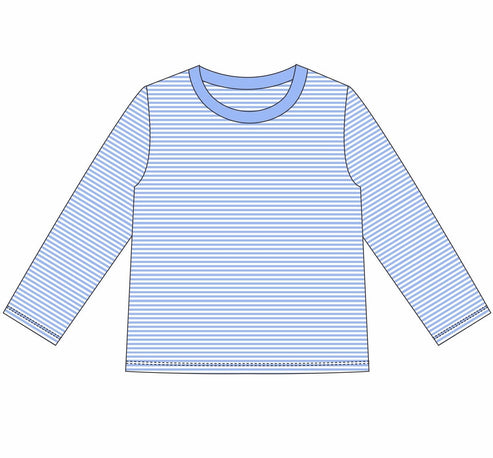 Knit Stripe Long Sleeve Shirt - BOLD Colors