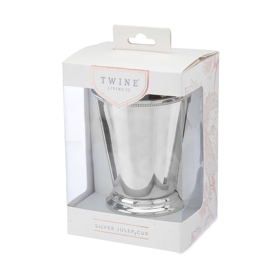 Silver Plated Solid Brass Vintage Mint Julep Cup