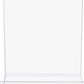 5 1/2" x 6" Clear Acrylic Easel - Pack of 3