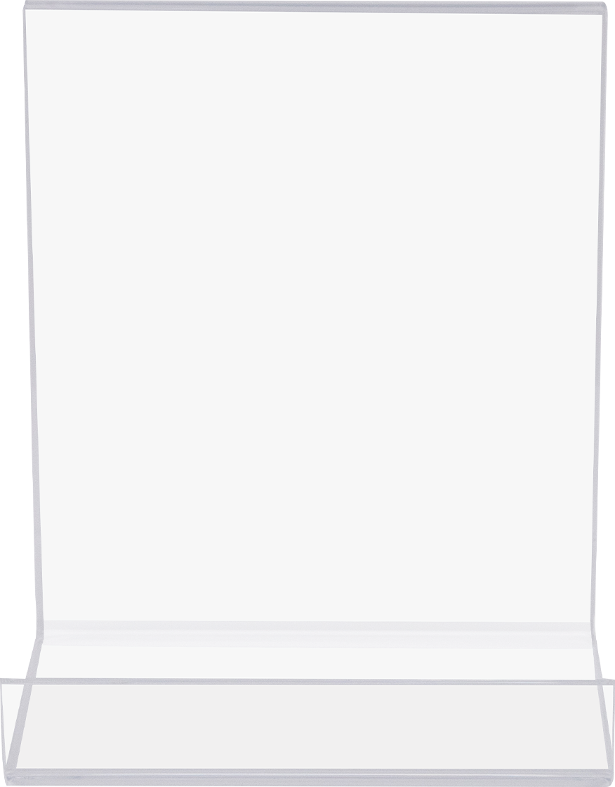 5 1/2" x 6" Clear Acrylic Easel - Pack of 3