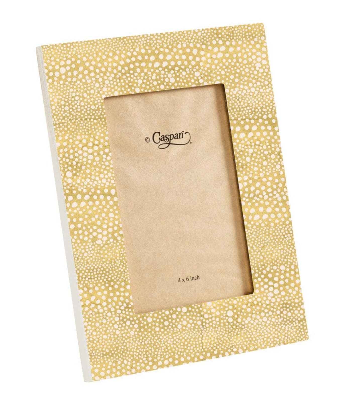 Gold Leaf Pebble Lacquer Picture Frame