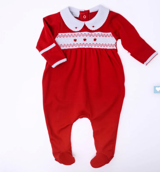 Eve Classics Smocked Footie