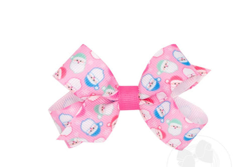Mini Santa Pink Bow
