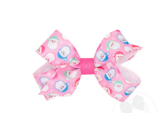 Mini Santa Pink Bow